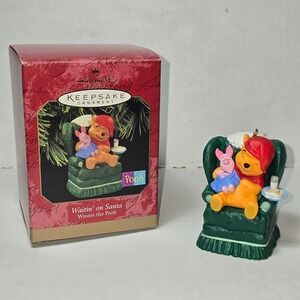 Hallmark Keepsake Ornament‎ 1997 Winnie the Pooh Waiting on Santa Christmas